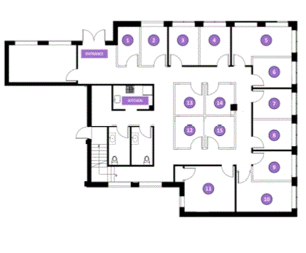 property with office space for rent at 001, 1425 Dexter Ave. N. Suite #205, Seattle, WA 98109, USA