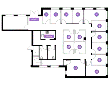 property with office space for rent at 014, 1425 Dexter Ave. N. Suite #205, Seattle, WA 98109, USA