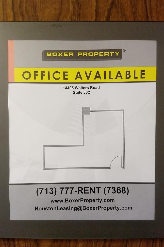 property with office space for rent at 802, 14405 Walters Road, Houston, TX 77014, USA
