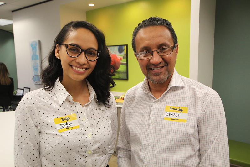 image of erika and semir at business networking event 6671 sw freeway