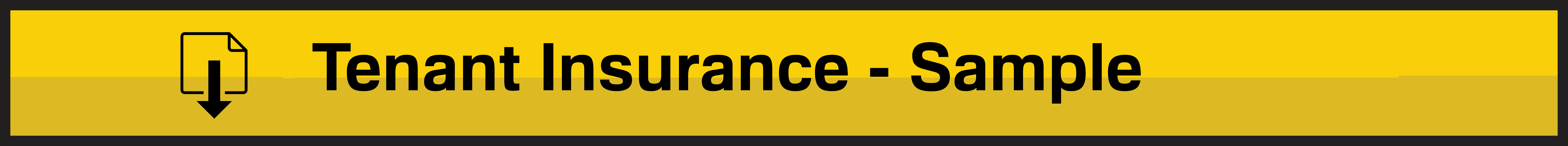 tenant insurance sample tenant insurance sample