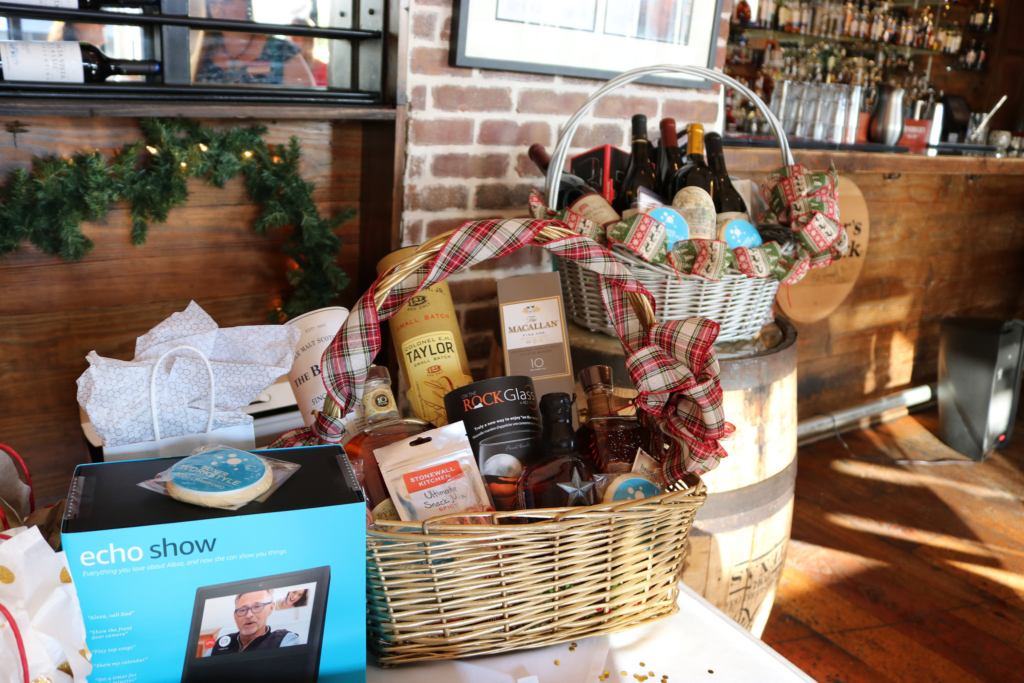 broker holiday happy hour gift basket