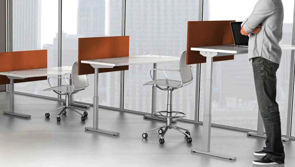 working towards fitness adjustable desk